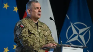 Szef Sztabu Generalnego Wojska Polskiego gen. Wiesław Kukuła. Fot. PAP/Marcin Obara