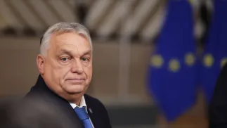 Viktor Orban, fot. PAP/EPA/OLIVIER MATTHYS