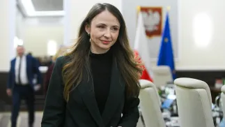 Ministra rodziny, pracy i polityki społecznej Agnieszka Dziemianowicz-Bąk. Fot. PAP/Marcin Obara