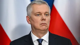 Minister-koordynator służb specjalnych Tomasz Siemoniak. Fot. PAP/Radek Pietruszka