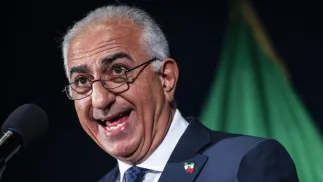 Cyrus Reza Pahlawi. Fot. EPA/JIM LO SCALZO