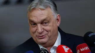 Viktor Orban. Fot. PAP/ EPA/Olivier Matthys