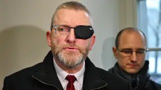 Grzegorz Braun. Photo: PAP/Maciej Kulczyński