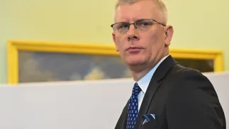 Szef Biura Bezpieczeństwa Narodowego Sławomir Cenckiewicz. Fot. PAP/Radek Pietruszka