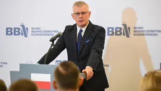 Славомір Ценцкевич. Fot. PAP/EPA/Radek Pietruszka