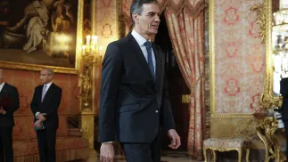 Premier Hiszpanii Pedro Sanchez. Fot. PAP/EPA/DANIEL GONZALEZ