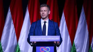 Петер Мадяр. Fot. PAP/EPA/Robert Hegedus