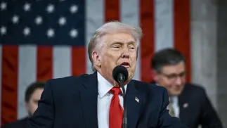 Donald Trump Fot. PAP/EPA/KENNY HOLSTON / POOL