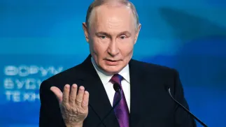 Władimir Putin. Fot. EPA/EVGENY BIYATOV/SPUTNIK/KREMLIN POOL