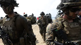 Marines (zdjęcie ilustracyjne). Fot. EPA/NARONG SANGNAK