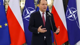 Radosław Sikorski. Fot. PAP/Albert Zawada