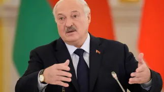 Alaksandr Łukaszenka Fot. PAP/EPA/PAVEL BEDNYAKOV / AP POOL