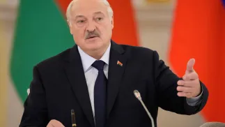 Олександр Лукашенко. Fot. PAP/EPA/PAVEL BEDNYAKOV / AP POOL