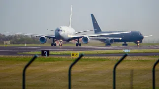 Baza Lajes na Azorach Fot. PAP/EPA/ANTONIO ARAUJO