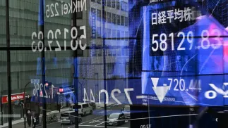 Notowania na japońskiej giełdzie po atakach na Iran Fot. PAP/EPA/SOICHIRO KORIYAMA