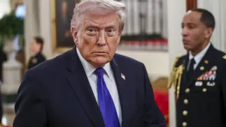 Дональд Трамп. Fot. PAP/EPA/JIM LO SCALZO