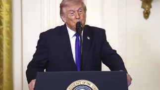 Donald Trump. Fot. PAP/EPA/JIM LO SCALZO