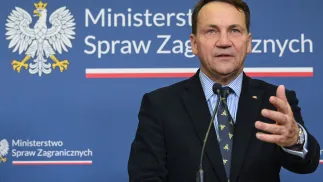 Вице-премьер Польши, министр иностранных дел Радослав Сикорский. Fot. PAP/EPA/Radek Pietruszka