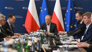 Spotkanie Zespołu Koordynacyjnego w sprawie sytuacji na Bliskim Wschodzie Fot. PAP/Radek Pietruszka