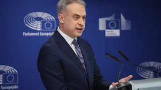 Wicepremier, minister cyfryzacji Krzysztof Gawkowski, fot. PAP/Leszek Szymański