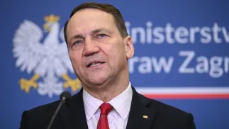 Wicepremier, minister spraw zagranicznych Radosław Sikorski. Fot. PAP/Marcin Obara
