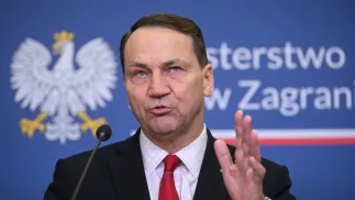 Вицепремьер, министр иностранных дел Польши Радослав Сикорский. Fot. PAP/Marcin Obara