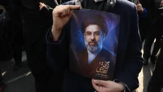 Modżtaba Chamenei. Fot. EPA/ABEDIN TAHERKENAREH