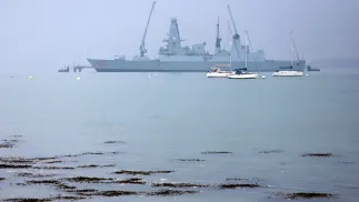 HMS Dragon. Zdj. Ilustracyjne. Fot. PAP/ EPA/NEIL HALL 