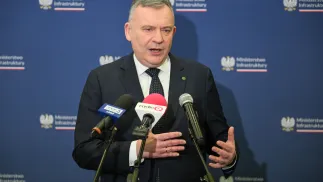 Wiceminister obrony narodowej Paweł Bejda. Fot. PAP/	Łukasz Szeląg