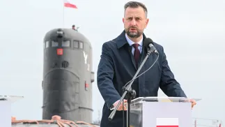 Глава Минобороны Польши Владислав Косиняк-Камыш. Fot. PAP/Andrzej Jackowski