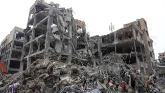 Wspólna operacja wojskowa Izraela i USA atakuje wiele lokalizacji w Iranie. Fot. PAP/EPA/ABEDIN TAHERKENAREH