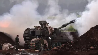 Izraelska armia, fot. PAP/EPA/ATEF SAFADI