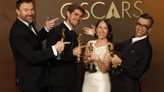 Jack Piatt, Sam A. Davis, Natalie Musteata i Alexandre Singh Fot. PAP/EPA/JILL CONNELLY