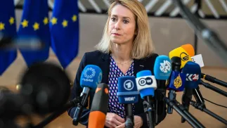 Szefowa dyplomacji UE Kaja Kallas. Fot. PAP/Wiktor Dąbkowski