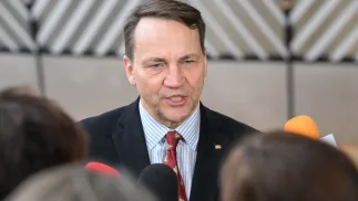 Wicepremier, minister spraw zagranicznych Radosław Sikorski. Fot. PAP/Wiktor Dąbkowski