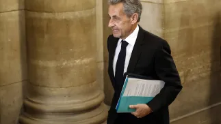 Nicolas Sarkozy, fot. PAP/EPA/YOAN VALAT