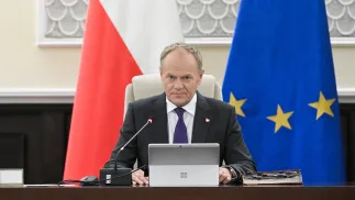 Premier Donald Tusk. Fot. PAP/Marcin Obara