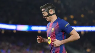 Robert Lewandowski. Fot. PAP/EPA/Siu Wu