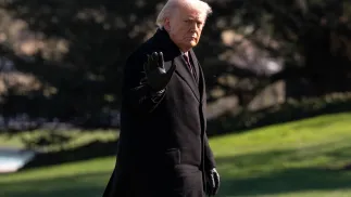 Donald Trump, fot. PAP/EPA/BLOOMBERG POOL/AARON SCHWARTZ / POOL