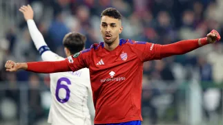 Zawodnik Rakowa Częstochowa Leonardo Rocha. Fot. PAP/	Jarek Praszkiewicz