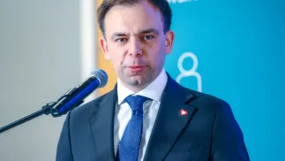 Міністр фінансів і економіки Польщі Анджей Доманський. Fot. PAP/Marcin Gadomski