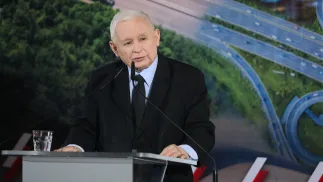 Jarosław Kaczyński. Fot. PAP/Artur Reszko