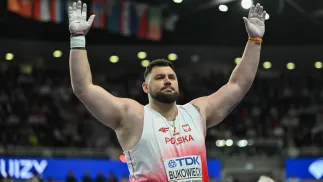 Halowe mistrzostwa świata w lekkiej atletyce w Toruniu. Polak Konrad Bukowiecki. Fot. PAP/Adam Warżawa
