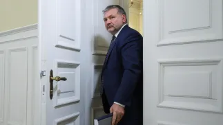 Minister sprawiedliwości, prokurator generalny Waldemar Żurek. Fot. PAP/Paweł Supernak