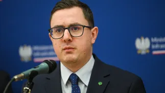 Minister energii Miłosz Motyka. Fot. PAP/Marcin Obara