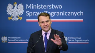 Radosław Sikorski. Fot. PAP/Marcin Obara