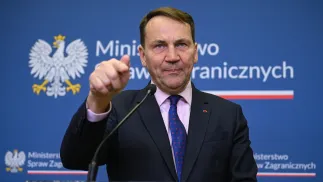 Wicepremier, minister spraw zagranicznych Radosław Sikorski. Fot. PAP/Marcin Obara