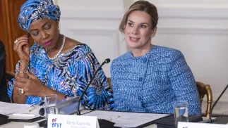 Marta Nawrocka. Fot. EPA/SHAWN THEW