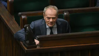 Premier Donald Tusk Fot. PAP/Marcin Obara
