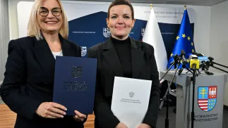 Renata Janik i Marta Cienkowska Fot. PAP/Piotr Polak